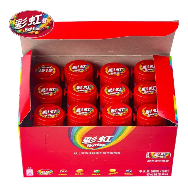 Skittles 彩虹 彩虹糖 原果味