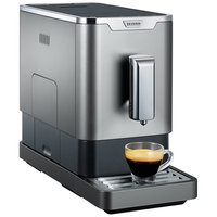 SEVERIN KV8090+SM9688 全自动咖啡机奶泡套装 黑色