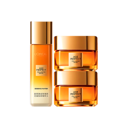 巴黎欧莱雅 欧莱雅花蜜胶原精粹水65ml 胶原面霜15ml*2滋润版