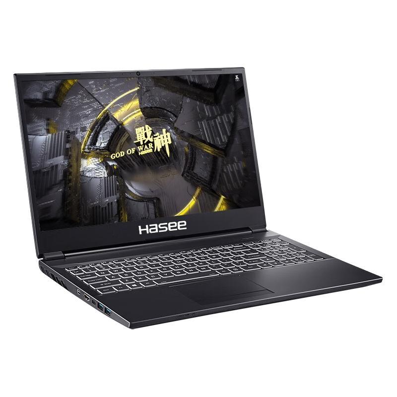 Hasee 神舟战神ZX6Ti-CU5DS 15.6英寸游戏本黑色(酷睿i5-10400、GTX