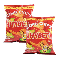 瑞贝塔玉米片醇香原味110g*2袋  薯片休闲零食膨化食品