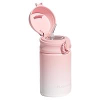 富光保温杯女士带吸管儿童水杯316不锈钢高颜值便携产妇成人杯子 春莺粉300ml【吸管盖】