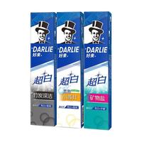 好来 DARLIE超白90g*3(小苏打+竹炭+矿物盐)_0g 超白90g*3(竹炭深洁) 0g
