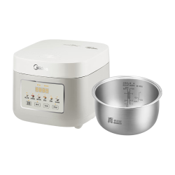 美的 无涂层316L不锈钢内胆 电饭煲  3L