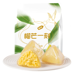 榴芒一刻 冰皮水晶 榴莲冰粽  250-499g 简装 10只