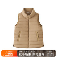 Marc O'Polo/MOP 25冬季时尚保暖立领轻薄鹅绒羽绒马甲女士 卡其色721 L