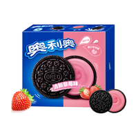 OREO 奥利奥 夹心饼干 草莓味 466g