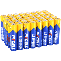 PKCELL 比苛 碳性电池批发7号电池AAA共40节遥控器玩具干电池七号