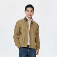 GIORDANO/佐丹奴 拼接灯芯绒 男士夹克