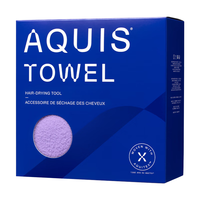 AQUIS美国黑科技纤维wrap干发帽女速干包头毛巾吸水浴帽晚莲紫