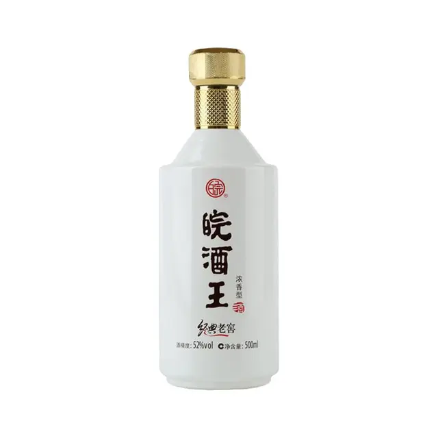 皖酒 皖酒王 经典老窖 52%vol 浓香型白酒 500ml*4瓶 整箱装