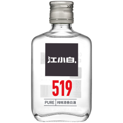 江小白 小瓶酒 & 纯粮清香白酒 & 100ml 单瓶装 52度 固态法口粮酒 &