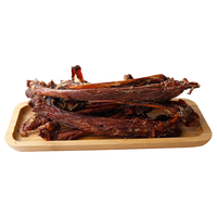 蒙贝 内蒙古小牛排 狗零食风干小牛肋骨450g 狗磨牙棒洁齿肉干宠物零食 乳牛小肋排450G