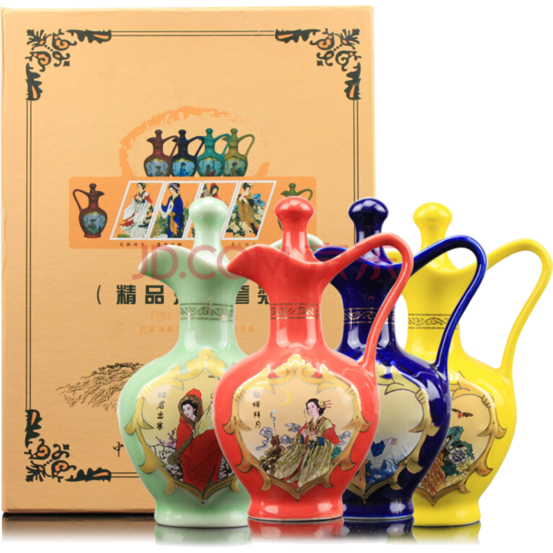 闷倒驴 小酒壶 52%vol 清香型白酒 125ml*4瓶 整箱装