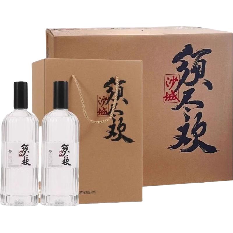  Desert Castle/沙城 经典固态纯粮酿造 浓香白酒  礼盒装 浓香型 500ml 52%