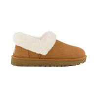 UGG 女士时尚舒适茸茸毛圈口平底休闲便鞋毛单鞋乐福鞋 1119002 栗色 36