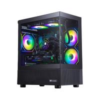 宁美国度电脑主机海景房i5 12400/R5 5600/7500F/6750GRE/RTX4060/台式直播设计办公游戏3A电竞整机DIY组装机