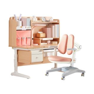 88VIP：护童 儿童实木学习桌可升降书桌小家用写字桌椅子套装