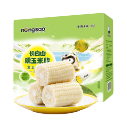 东北农嫂 糯玉米穗 糯玉米段 软糯香 吉林原产 真空玉米 低脂粗粮 黄糯玉米穗1.25kg 约6根