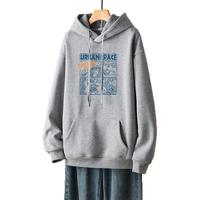 真维斯 冬热销中长款女士卫衣亲肤加绒卫衣女宽松百搭长袖上衣女帽衫