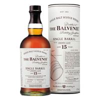 百富（BALVENIE）苏格兰单一麦芽威士忌700ml 英国洋酒 百富15单桶