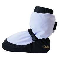 SANSHA 三沙 舞蹈保暖靴 儿童芭蕾古典舞练功鞋秋冬加绒跳舞鞋 浅紫 33-34码