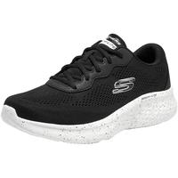 SKECHERS 斯凯奇 网布透气跑步鞋女款舒适软底运动鞋149990 自然色/黑色/NTBK 36