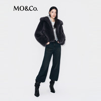 MO&Co.【神裤】牛仔裤2025冬土耳其棉灰调洗水直筒中腰MBE4JENT14 牛仔蓝色 XS 25