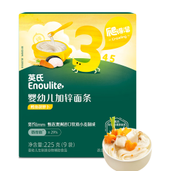 英氏 婴幼儿营养面 鳕鱼胡萝卜味 225g
