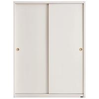 全友家居衣柜卧室推拉门现代简约家具小户型衣服收纳储物柜子移门衣橱 1.6*2.1m|二门衣柜