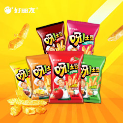 好丽友 呀土豆/薯片/薯愿 膨化零食40g
