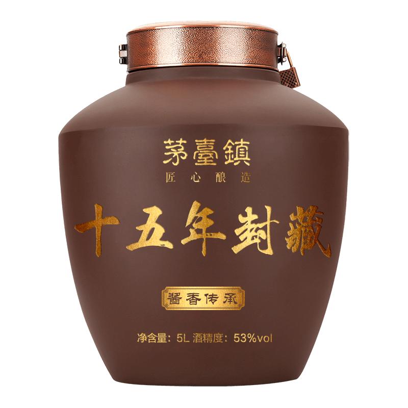  宗家 十五年窖藏 酱香白酒  酱香型 5000mL 坛装 53%vol