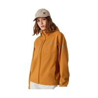 诺诗兰冈仁男式三防软壳衣春夏防泼防污轻量抓绒徒步风雪外套NXJEH0504E 棕黄色 180