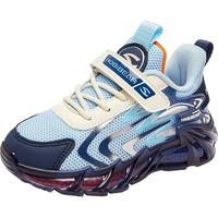 哈比熊童鞋春秋男童运动鞋儿童软底跑步鞋女童大童休闲鞋AS7778蓝色33码 蓝色1