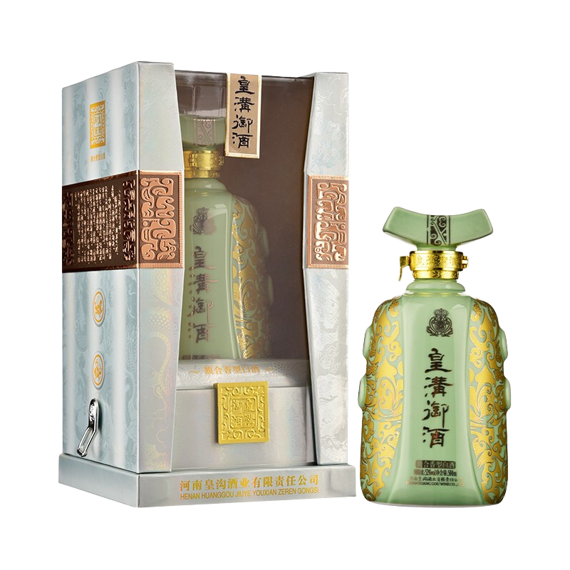 皇沟御酒 蓝瓶 52%vol 复合香型白酒 500ml 单瓶装