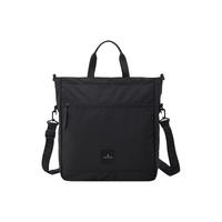 NAUTICA诺帝卡休闲斜挎旅游男女通用单肩斜挎大托特包 黑色