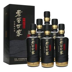 泸州老窖 世家鉴藏 浓香型 纯粮白酒 52度500ml*6瓶整箱 婚宴送礼 含礼袋
