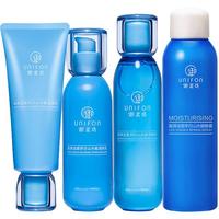 UNIFON/御泥坊 复活草 补水保湿护肤品套装  洁面100ml+水150ml+乳120ml+喷雾150ml或洁面100ml+水150ml+乳120ml+面膜5片
