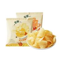 HEALTHY DIET EVERYDAY 星圃 原切薄脆薯片含VC儿童薯片薯条休闲零食原味番茄40g/袋