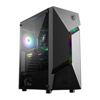 MSI 微星 十代酷睿版 组装电脑(黑色、256G SSD、酷睿i5-10400F、GTX 1660 6G、16GB)