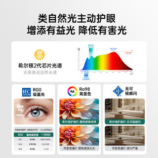XIERDUN 希尔顿全光谱护眼吸顶灯 5-10㎡ 三色调光
