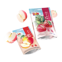 都乐(DOLE)混合冻干鲜果6包装120g 0添加苹果+草莓 蜜饯果干 零食大礼包 混合冻干 6包装