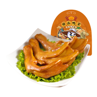 藤桥牌 精品大鸭掌 温州小吃 卤味零食礼包鸭爪500g