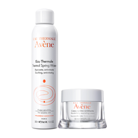 Avene 雅漾 舒护焕亮套装 舒护调理喷雾300ml+焕亮清爽滋润面霜50ml 法国进口