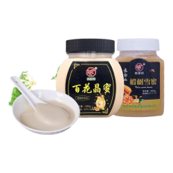 桃源祥 百花晶蜜+椴树雪蜜组合 500g*2瓶