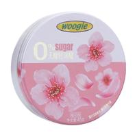 woogie 无糖轻润糖樱花味45g 清润含片糖清新口气薄荷糖润喉糖果 年货 润喉糖樱花味