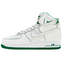NIKE 耐克 Air Force AF1空军一号白绿经典女子高帮板鞋