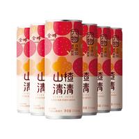 金晔 0添加无负担 山楂果汁饮料  箱装 6罐