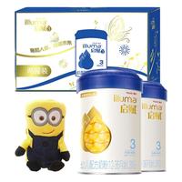 Wyeth 惠氏 蓝钻系列 幼儿奶粉 国行版 3段 900g*2罐 +毛毯