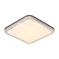 雷士 NVC   LightingLED吸顶灯轻奢北欧现代卧室满天星黑金北欧铜灯饰WHXD36F/F-03 碧玉 铜方灯 36瓦-黑色